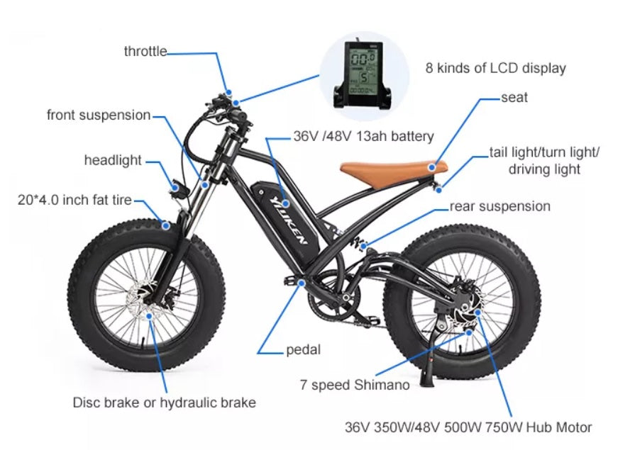 Terräng El-cykel Fatbike#01