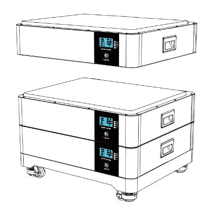 Solcellsbatteri paket Elin stapelbara 30kWH- med 15kW Victron inverter Ladda när elen är billigare, använd när elen är dyr.