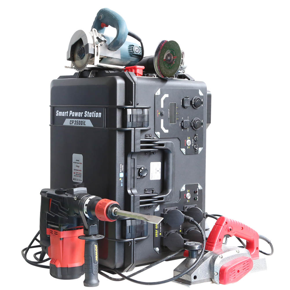 Adamanta high energy powerbank med solcellspanel. 3000w
