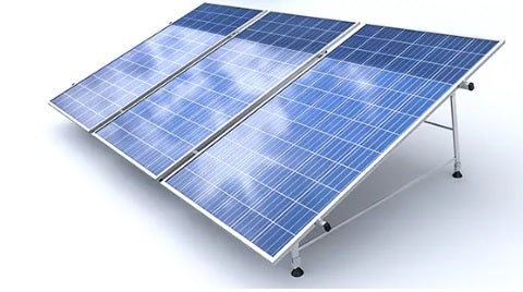 Solcellspaneler, batteri & installation GROUND 120m2 markyta (Dual Grid fungerar med och utan nät el) 8800 kWh / år.