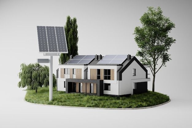 Solcellspaneler med solcellsbatteri & installation BEKVÄM (Dual Grid fungerar med och utan nät el) 14.000 kWh / år.