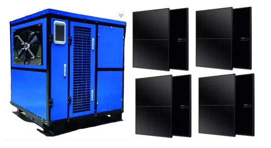Vattengenerator ElinW_biggie, vattenförsörjare på solcellspaneler - 300L vatten per dag.